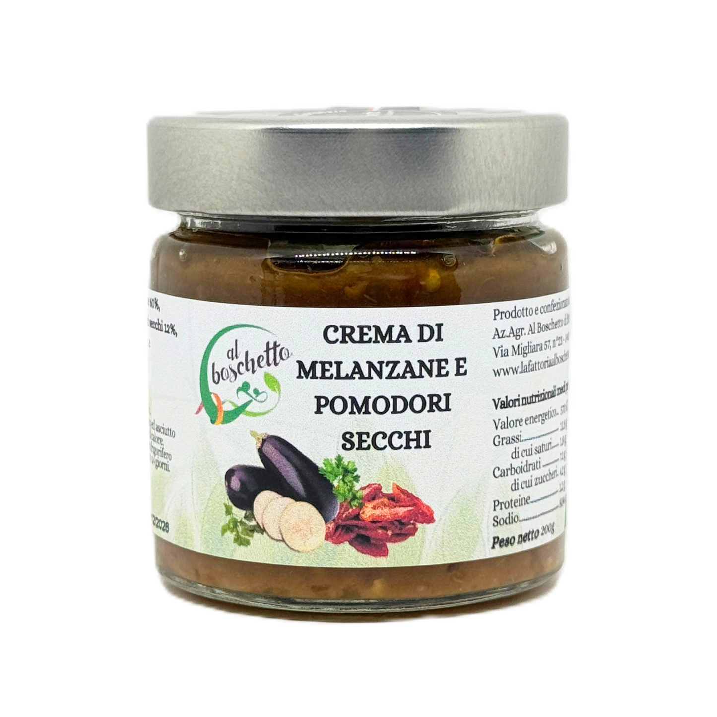 Crema di Melanzane e Pomodori Secchi