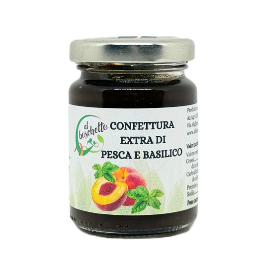 Confettura Extra di Pesca e Basilico